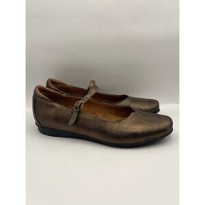 Taos Class Mary Jane Flats Leather Copper Shoes Women Size 10 - 10.5